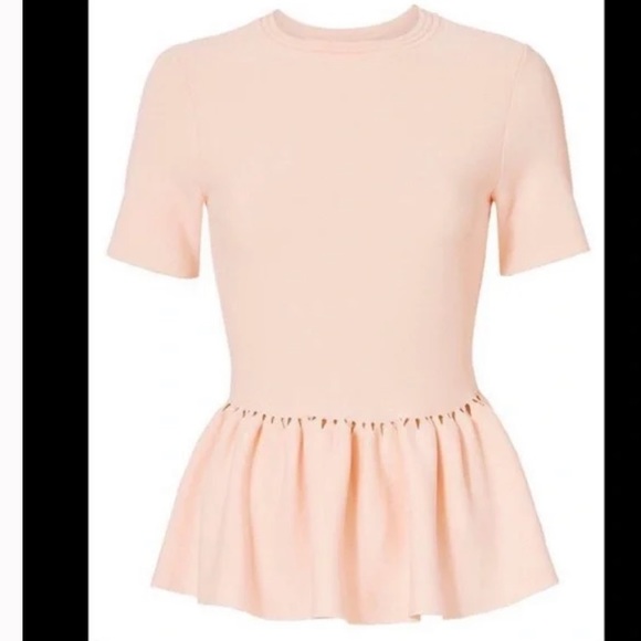 Jonathan Simkhai light pink peplum XS - Picture 2 of 7